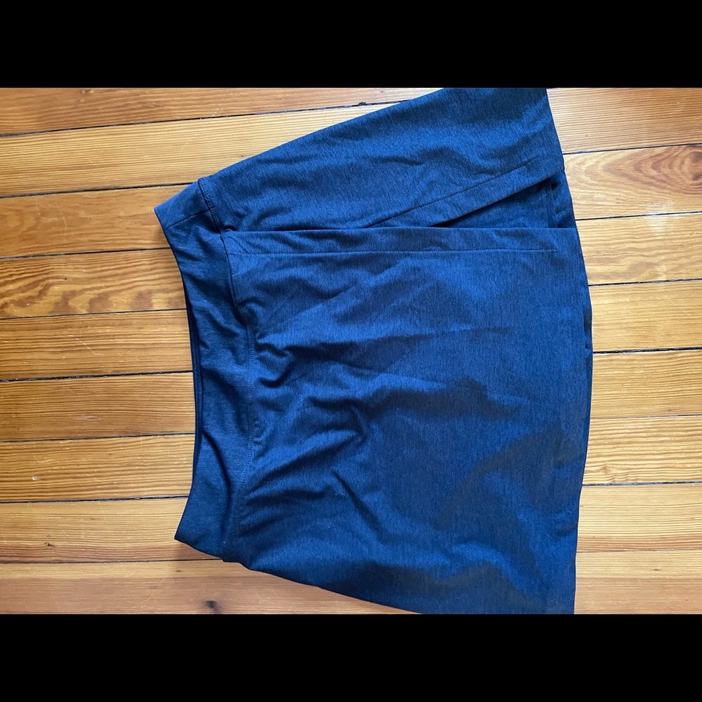 Outdoor Voices Court Skort: Charcoal.